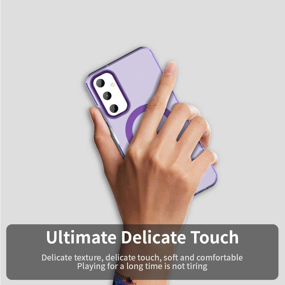 Funda MagSafe para Samsung Galaxy A05s A057, Techsuit, CandyCase, Morado