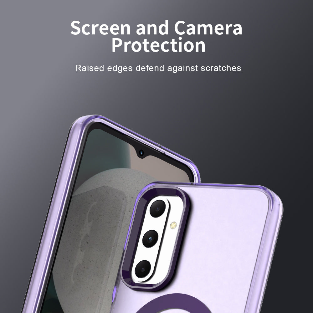 Funda MagSafe para Samsung Galaxy A05s A057, Techsuit, CandyCase, Morado