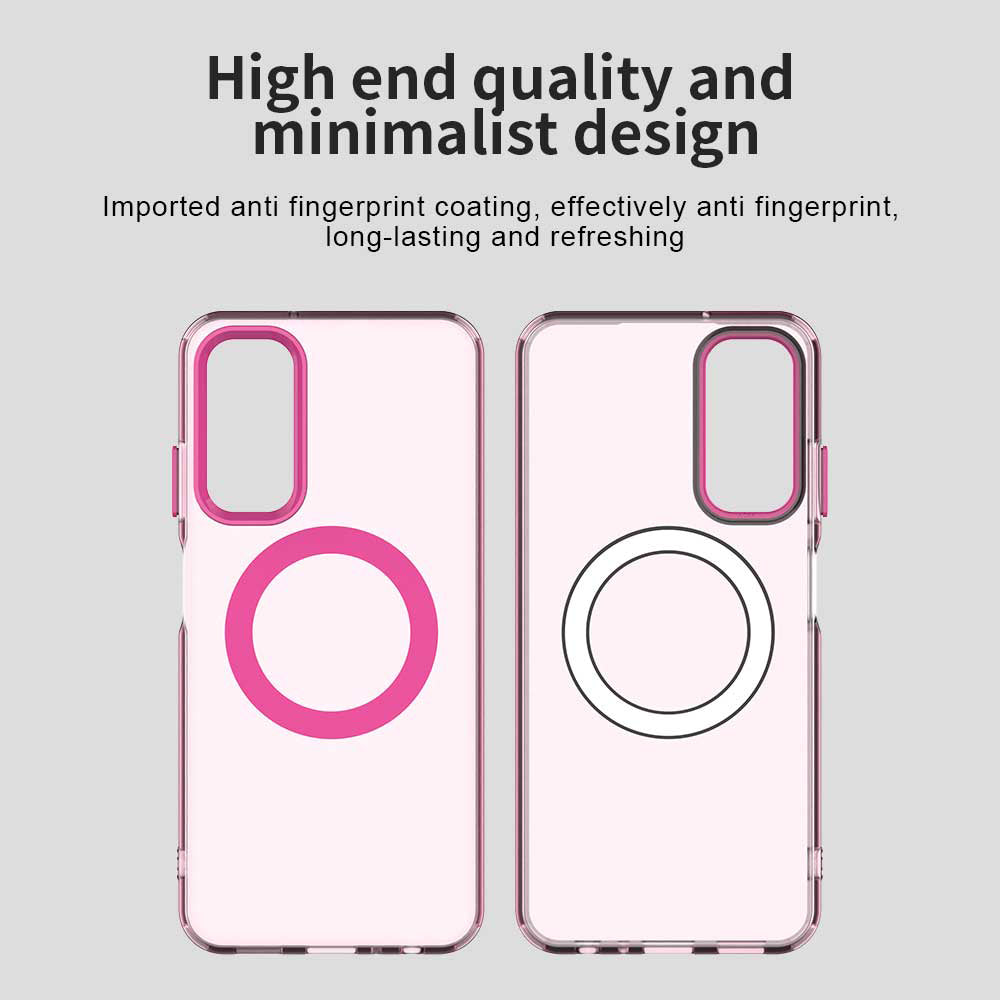 Funda MagSafe para Samsung Galaxy A05s A057, Techsuit, CandyCase, Rosa