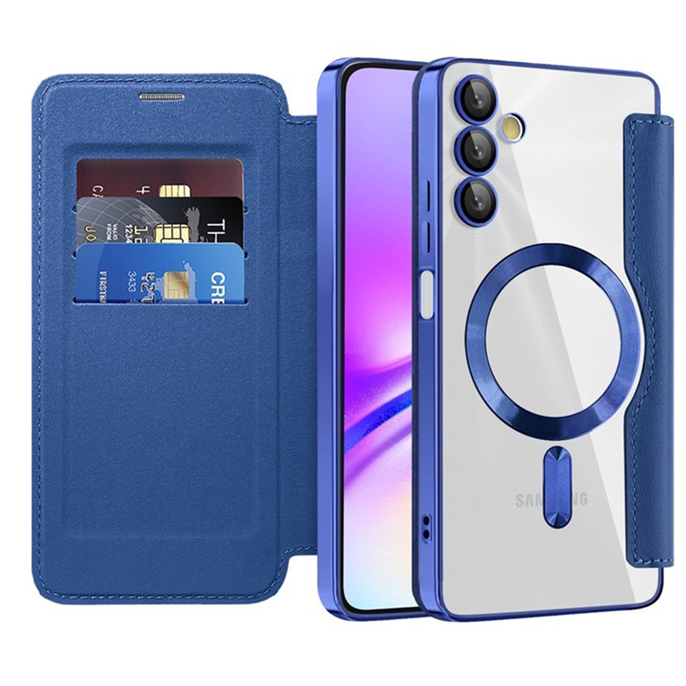 Funda MagSafe para Samsung Galaxy A05s A057, Techsuit, SmartMag Book, Azul