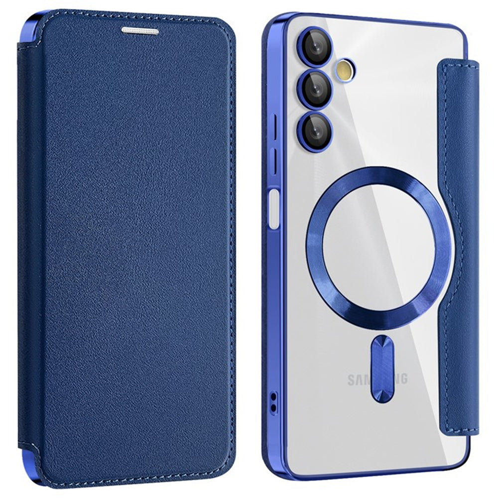 Funda MagSafe para Samsung Galaxy A05s A057, Techsuit, SmartMag Book, Azul