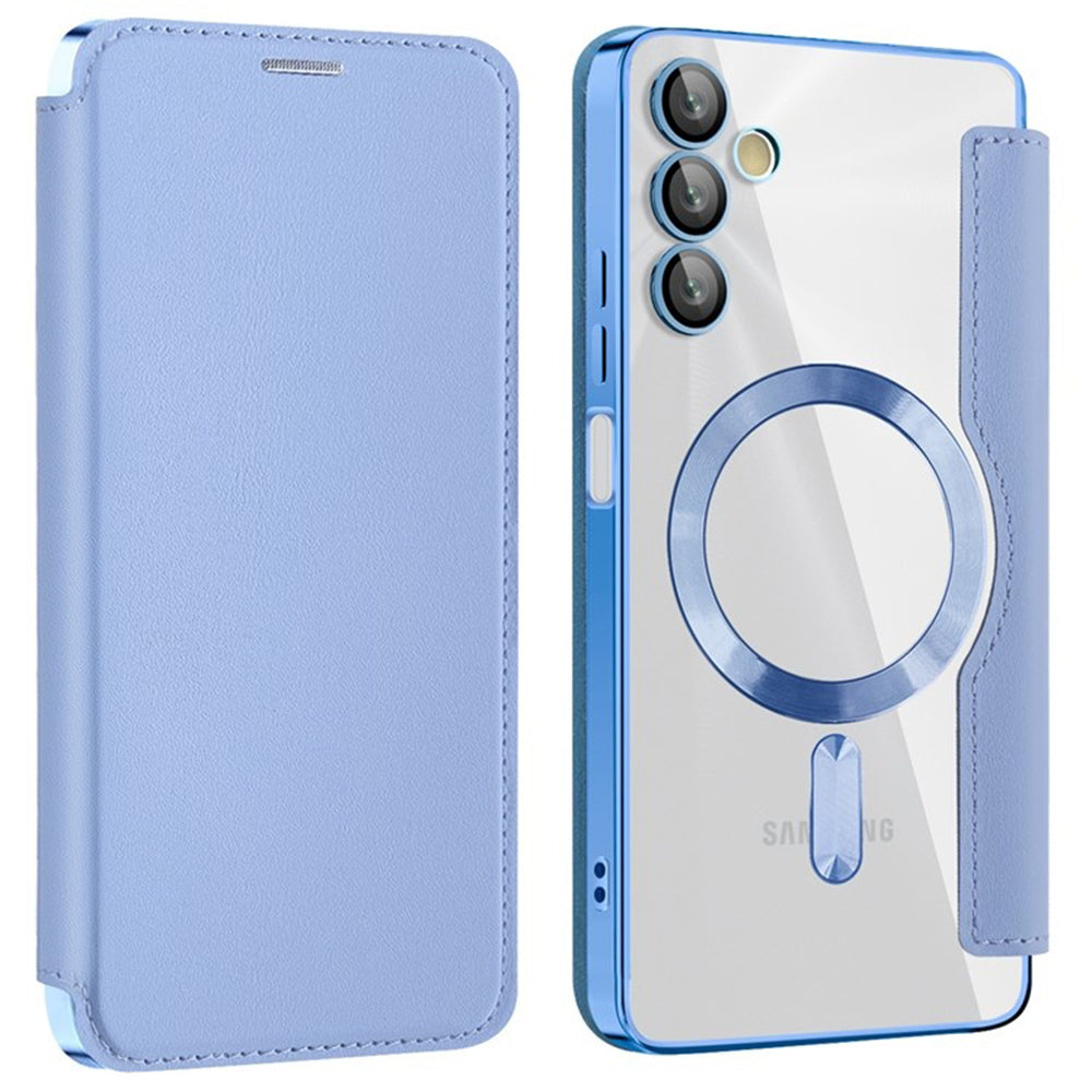 Funda MagSafe para Samsung Galaxy A05s A057, Techsuit, SmartMag Book, Azul