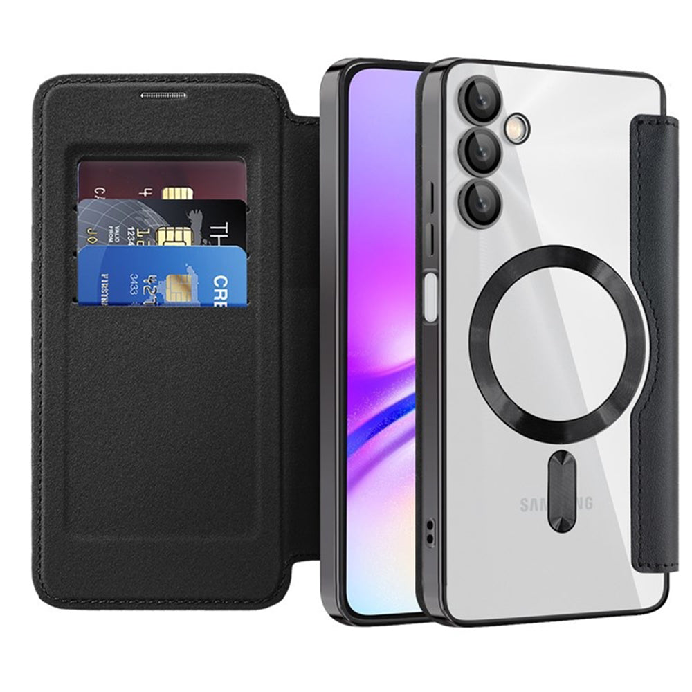 Funda MagSafe para Samsung Galaxy A05s A057, Techsuit, SmartMag Book, Negra