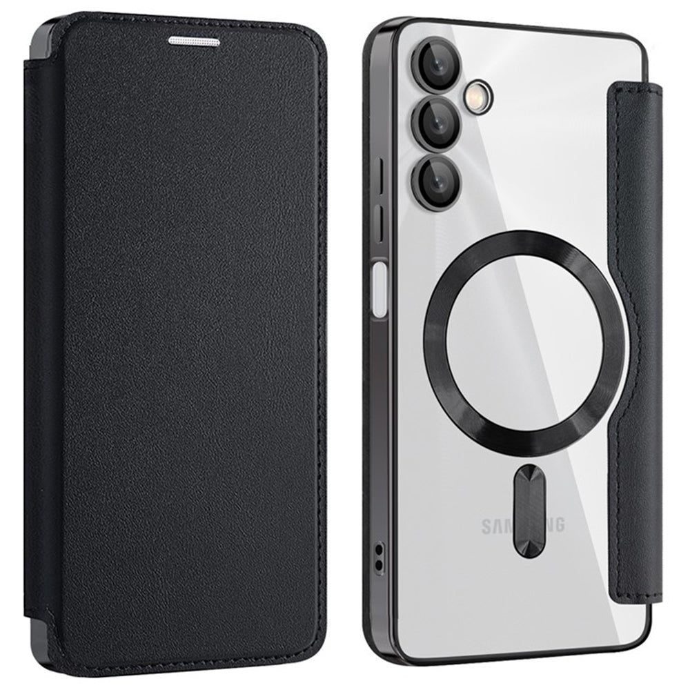 Funda MagSafe para Samsung Galaxy A05s A057, Techsuit, SmartMag Book, Negra