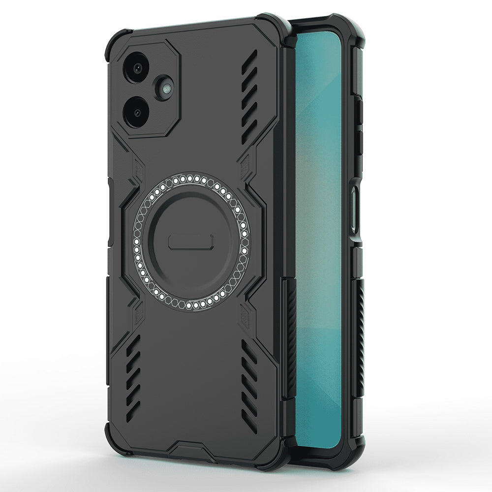 Funda MagSafe para Samsung Galaxy A06 A065, Techsuit, ArmorMag, Negra