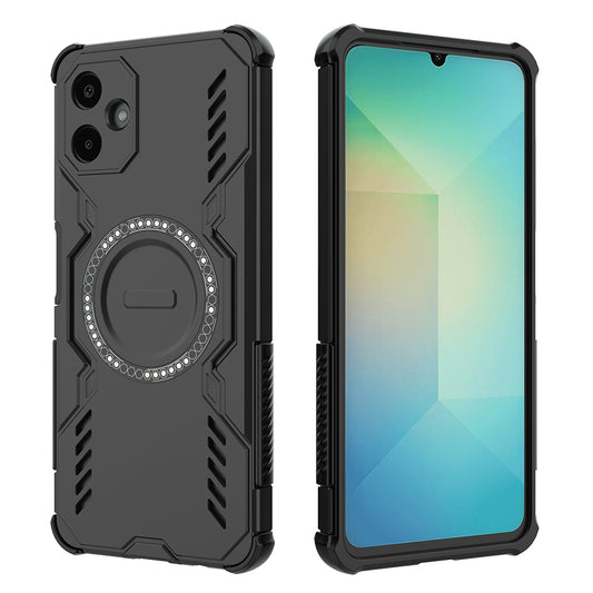 Funda MagSafe para Samsung Galaxy A06 A065, Techsuit, ArmorMag, Negra