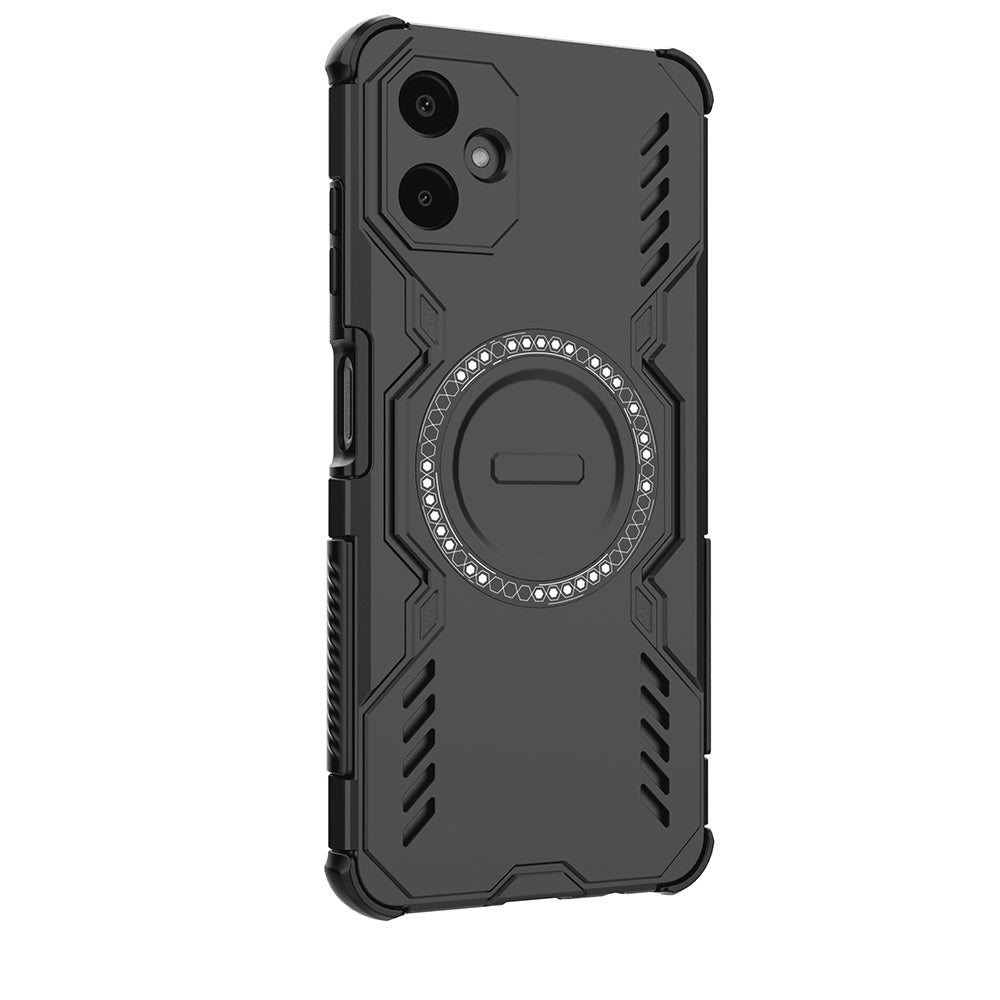 Funda MagSafe para Samsung Galaxy A06 A065, Techsuit, ArmorMag, Negra