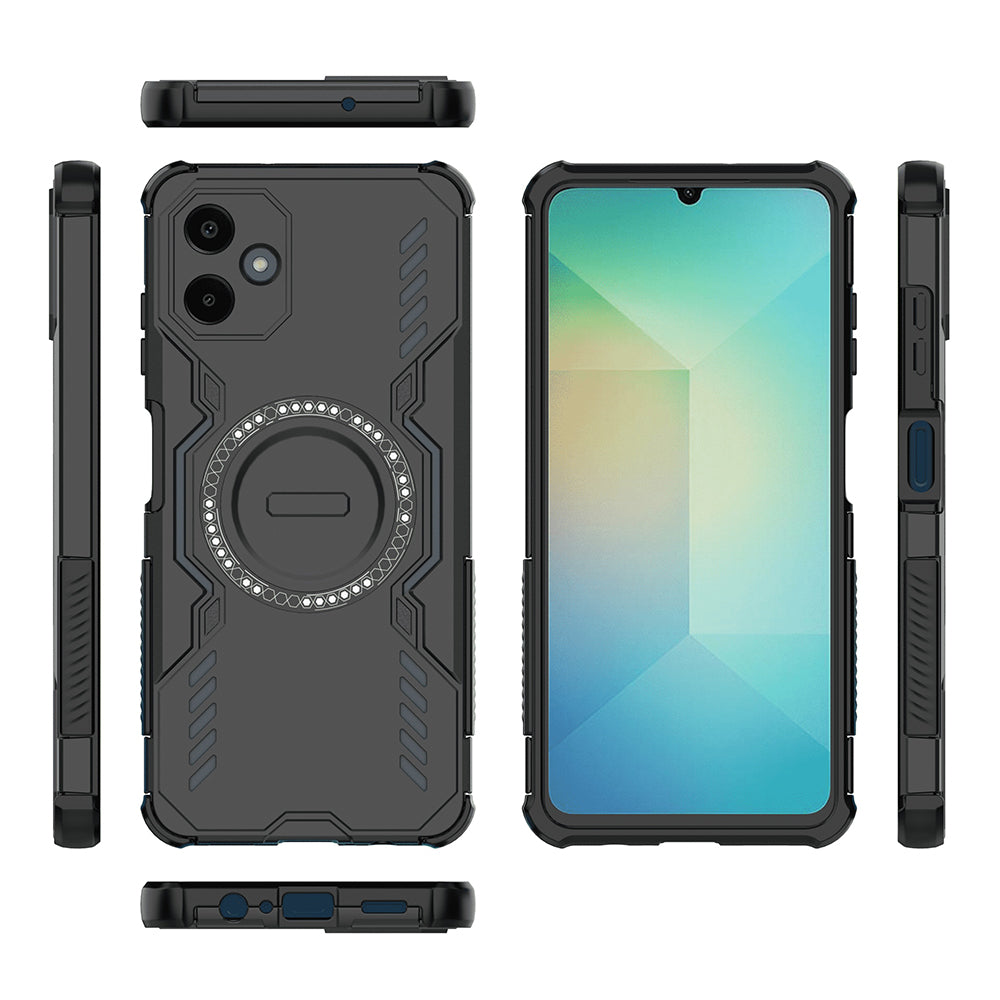 Funda MagSafe para Samsung Galaxy A06 A065, Techsuit, ArmorMag, Negra