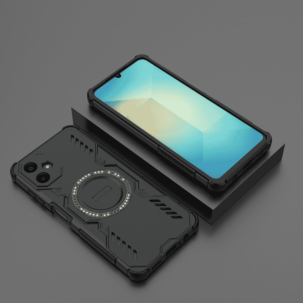 Funda MagSafe para Samsung Galaxy A06 A065, Techsuit, ArmorMag, Negra