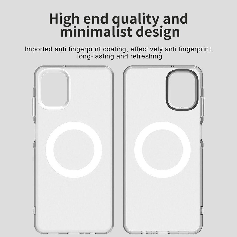 Funda MagSafe para Samsung Galaxy A06 A065, Techsuit, CandyCase, Blanca