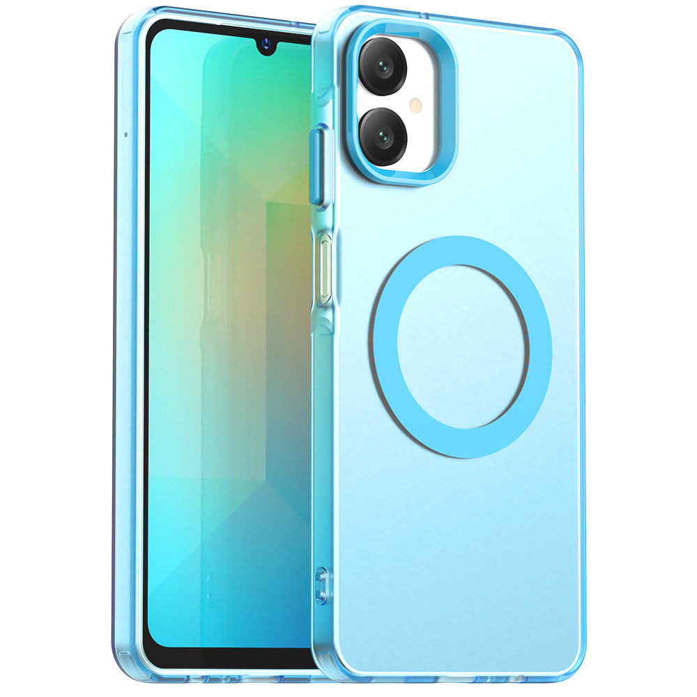 Funda MagSafe para Samsung Galaxy A06 A065, Techsuit, CandyCase, Azul
