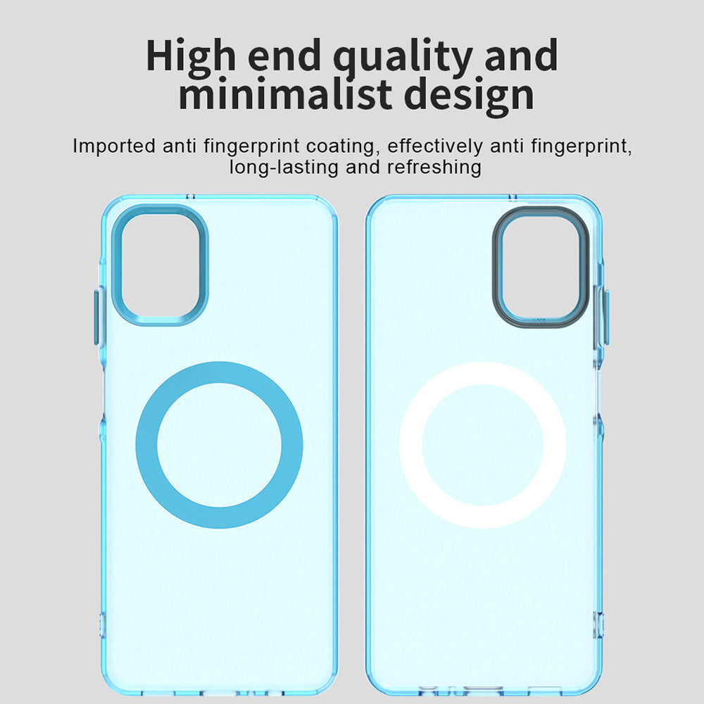 Funda MagSafe para Samsung Galaxy A06 A065, Techsuit, CandyCase, Azul