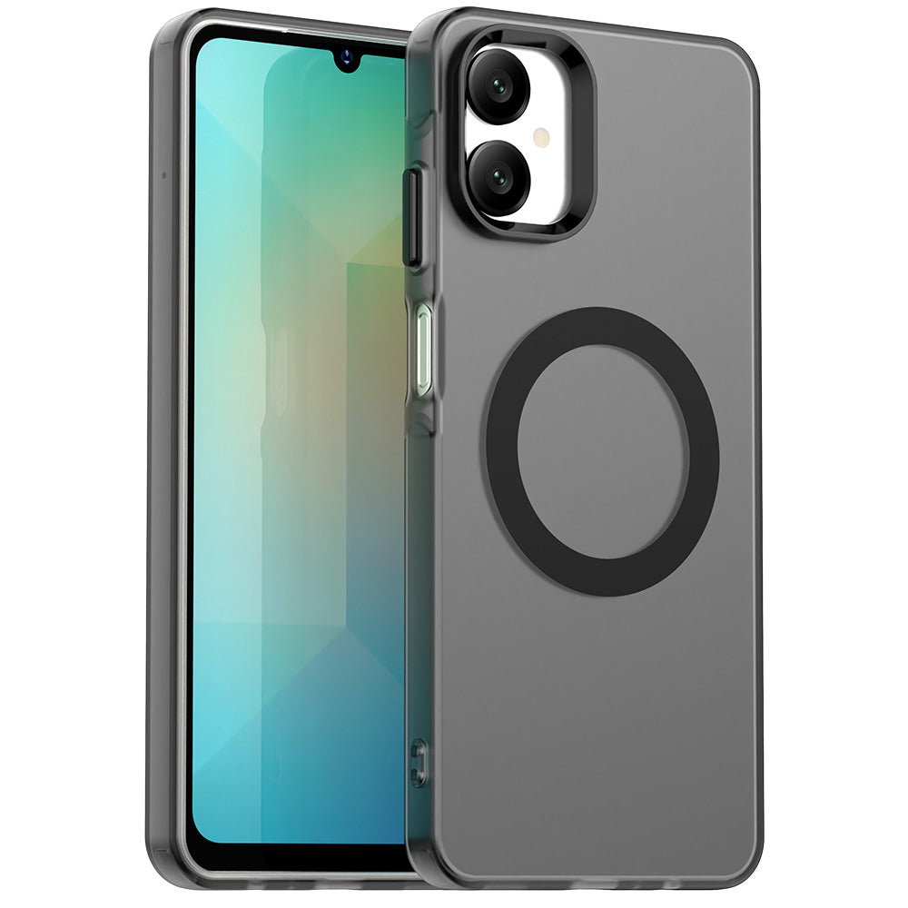 Funda MagSafe para Samsung Galaxy A06 A065, Techsuit, CandyCase, Negra