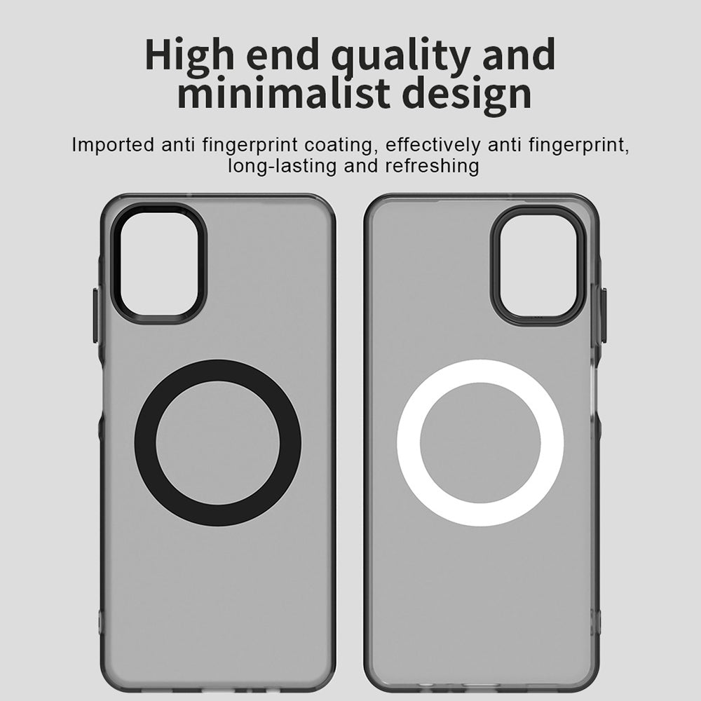 Funda MagSafe para Samsung Galaxy A06 A065, Techsuit, CandyCase, Negra