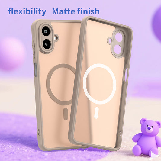 Funda MagSafe para Samsung Galaxy A07 4G A075, Techsuit, HaloFrost II, Dorada