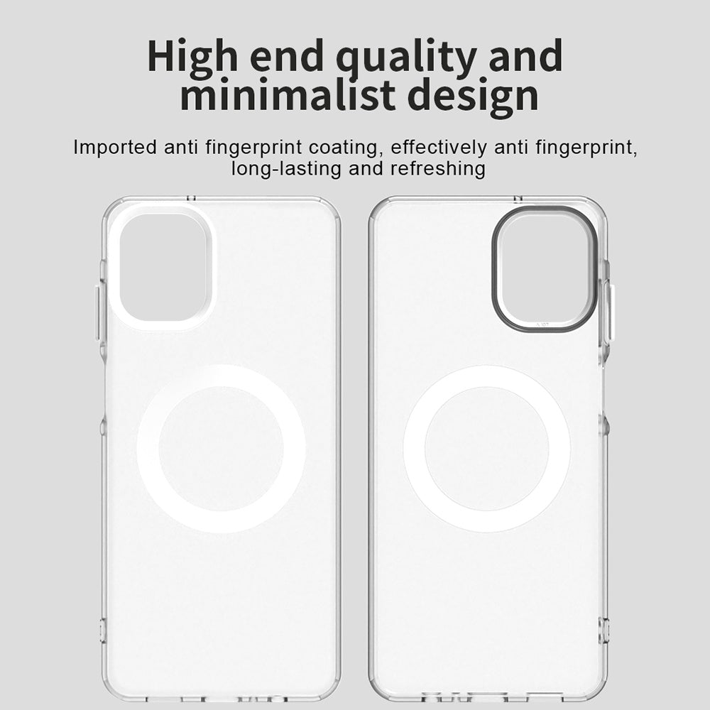 Funda MagSafe para Samsung Galaxy A07 4G A075, Techsuit, CandyCase, Blanca