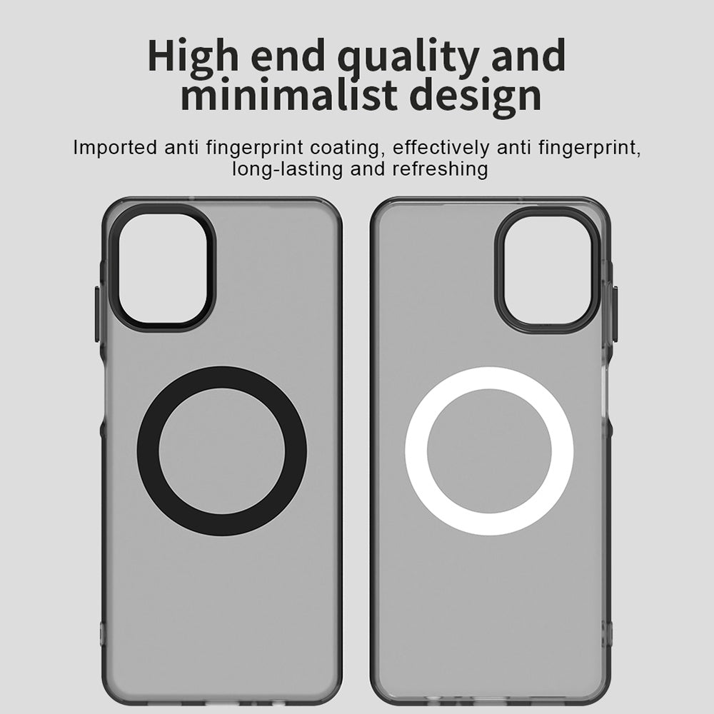 Funda MagSafe para Samsung Galaxy A07 4G A075, Techsuit, CandyCase, Negra