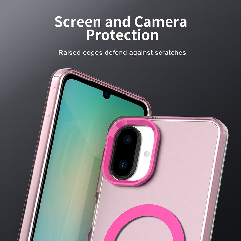 Funda MagSafe para Samsung Galaxy A07 4G A075, Techsuit, CandyCase, Rosa