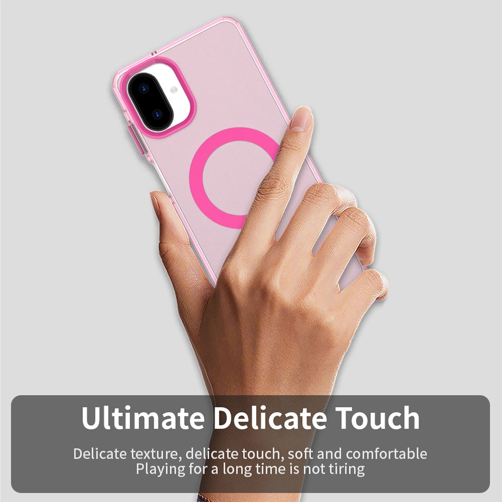 Funda MagSafe para Samsung Galaxy A07 4G A075, Techsuit, CandyCase, Rosa