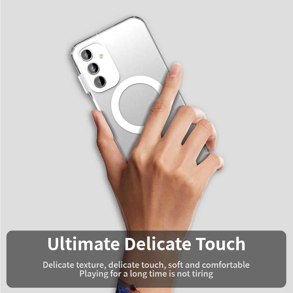 Funda MagSafe para Samsung Galaxy A15 5G A156 / A15 A155, Techsuit, CandyCase, Blanca
