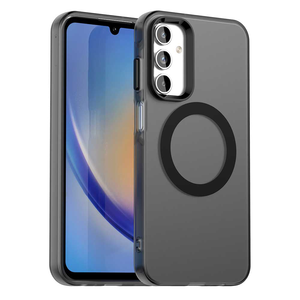 Funda MagSafe para Samsung Galaxy A15 5G A156 / A15 A155, Techsuit, CandyCase, Negra