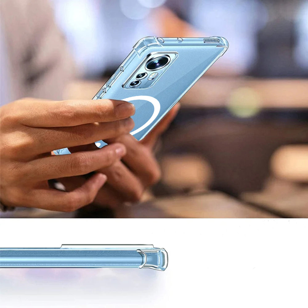 Funda MagSafe para Samsung Galaxy A15 5G A156 / A15 A155, Techsuit, a prueba de golpes, Transparente
