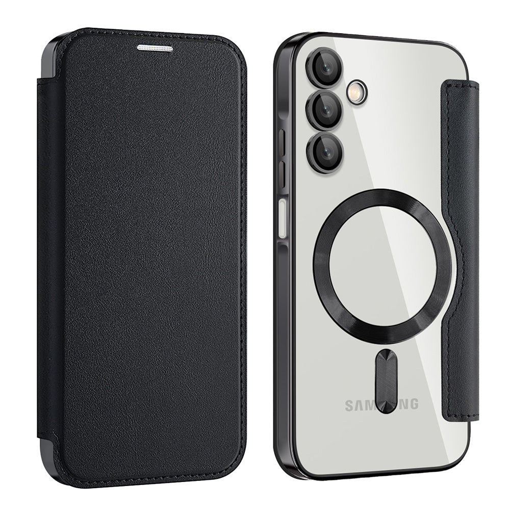 Funda MagSafe para Samsung Galaxy A15 5G A156 / A15 A155, Techsuit, SmartMag Book, Negra