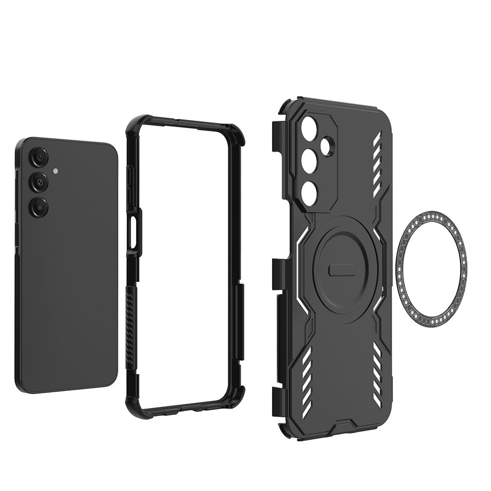 Funda MagSafe para Samsung Galaxy A16 5G A166 / A16 4G A165, Techsuit, ArmorMag, Negra