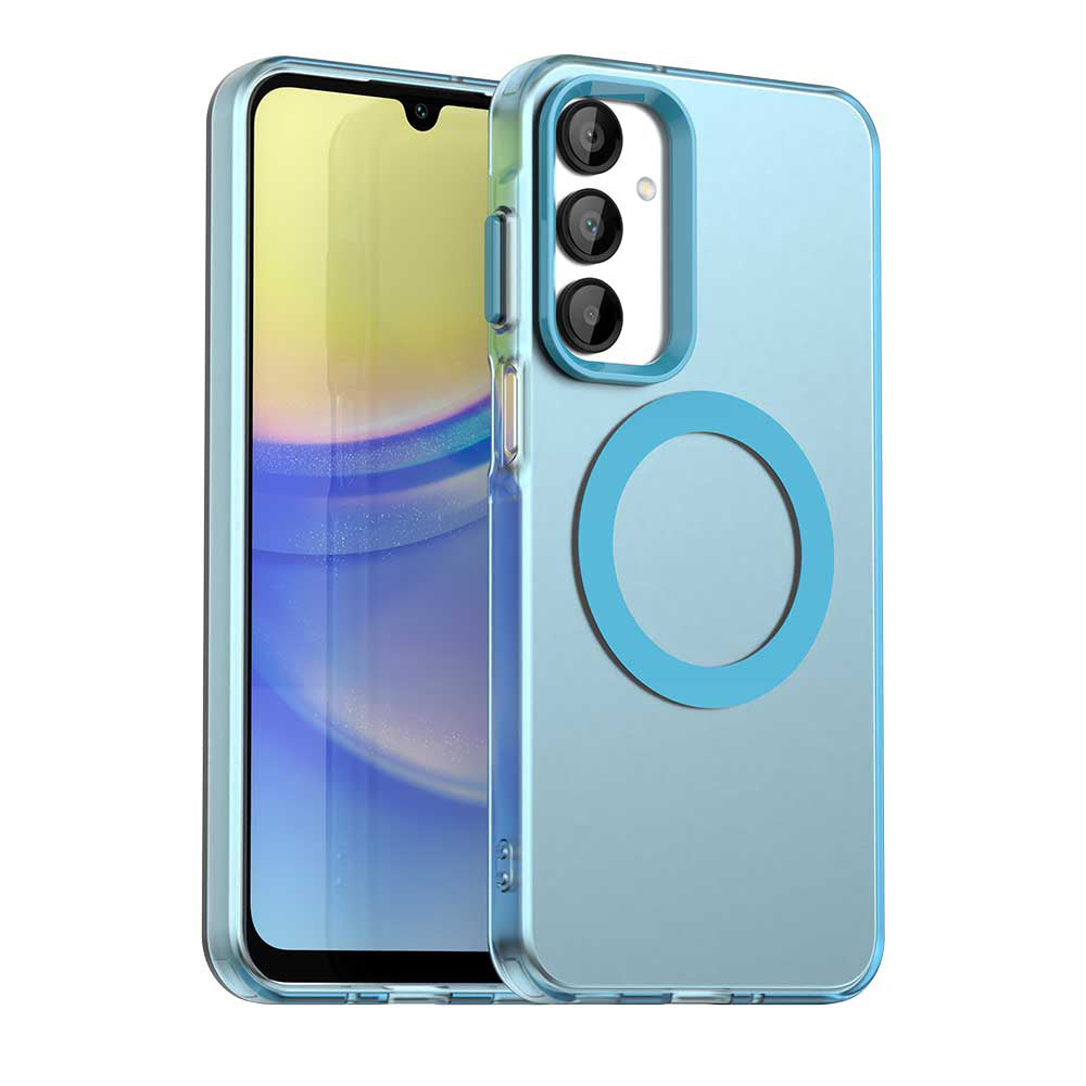 Funda MagSafe para Samsung Galaxy A16 5G A166 / A16 4G A165, Techsuit, CandyCase, Azul