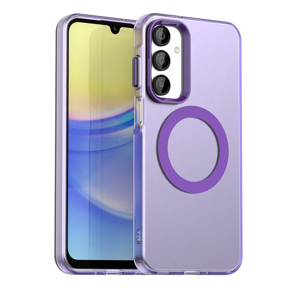 Funda MagSafe para Samsung Galaxy A16 5G A166 / A16 4G A165, Techsuit, CandyCase, Morado