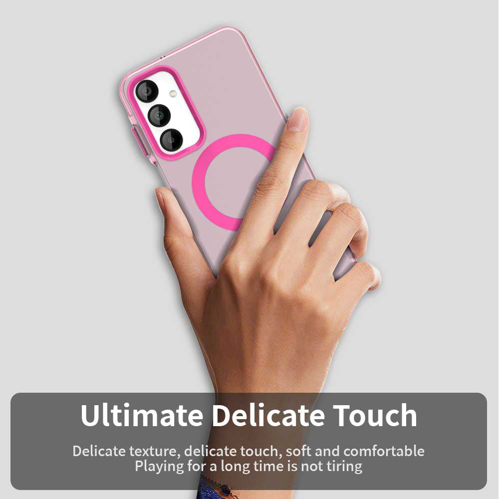 Funda MagSafe para Samsung Galaxy A16 5G A166 / A16 4G A165, Techsuit, CandyCase, Rosa