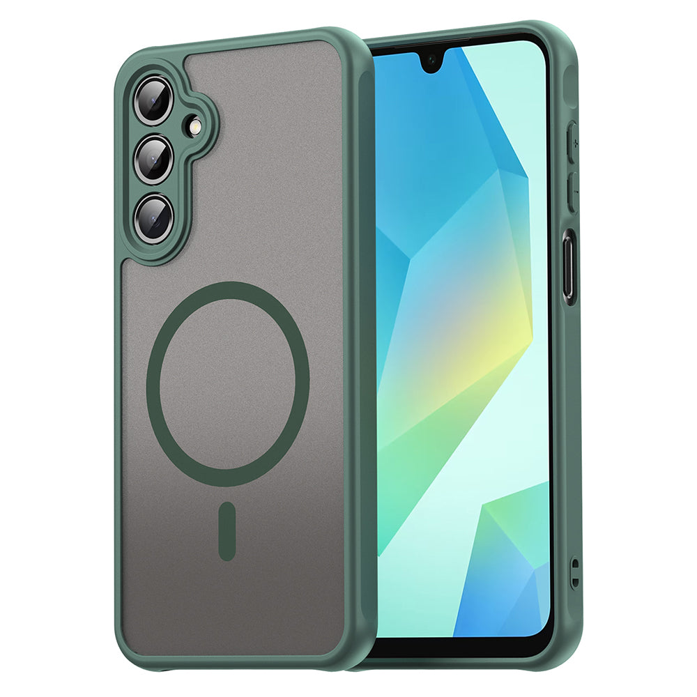 Funda MagSafe para Samsung Galaxy A16 5G A166 / A16 4G A165, Techsuit, HaloFrost II, Verde