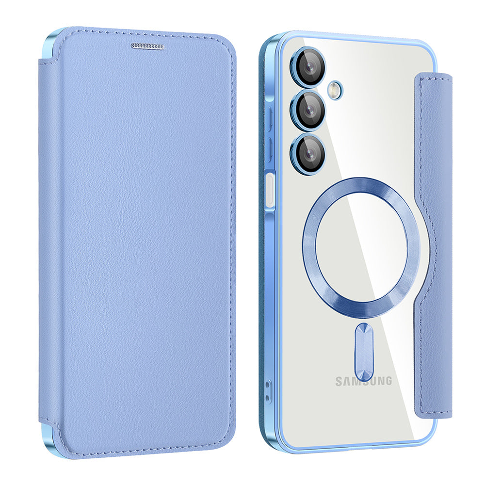 Funda MagSafe para Samsung Galaxy A16 5G A166 / A16 4G A165, Techsuit, SmartMag Book, Azul