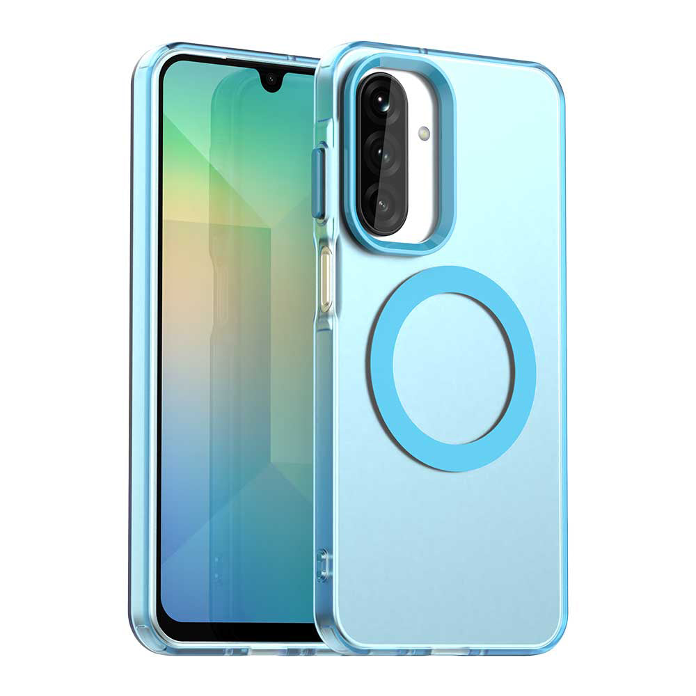 Funda MagSafe para Samsung Galaxy A17 5G A176, Techsuit, CandyCase, Azul