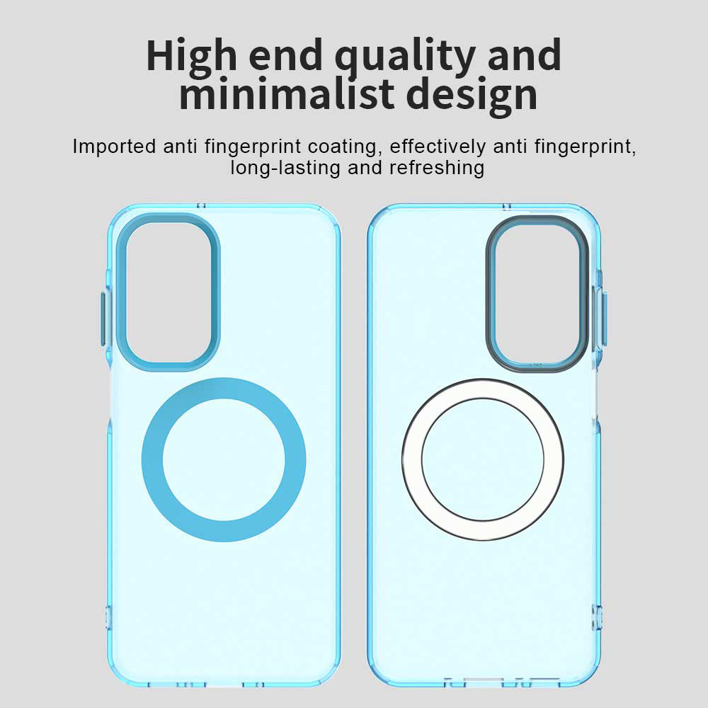 Funda MagSafe para Samsung Galaxy A17 5G A176, Techsuit, CandyCase, Azul