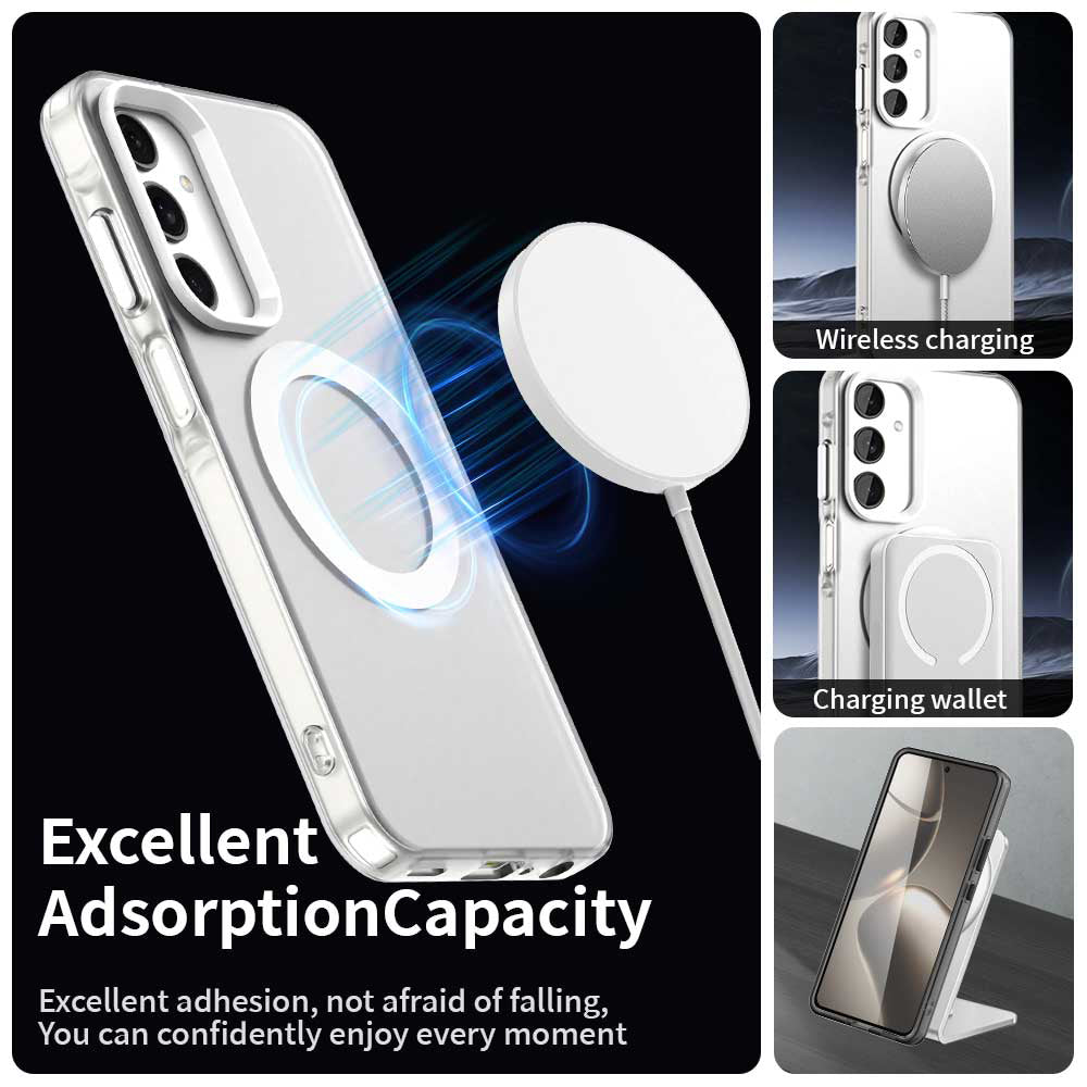 Funda MagSafe para Samsung Galaxy A25 A256, Techsuit, CandyCase, Blanca