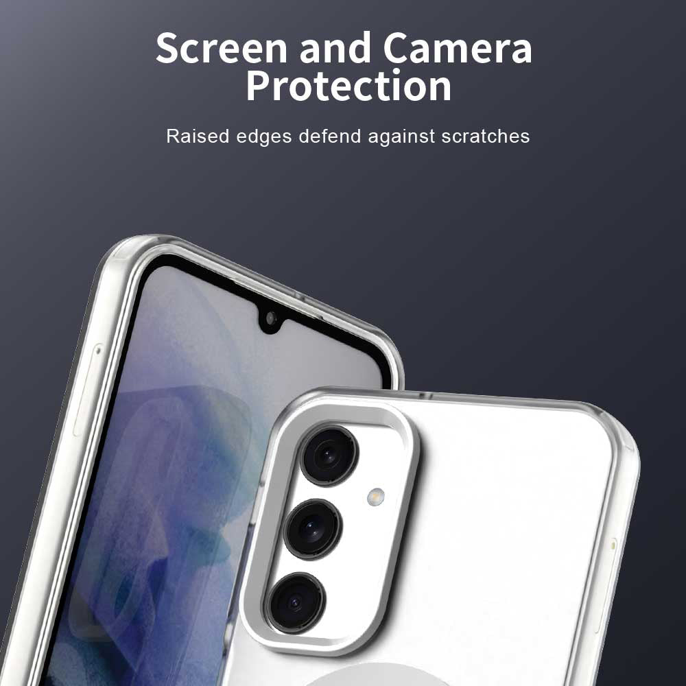 Funda MagSafe para Samsung Galaxy A25 A256, Techsuit, CandyCase, Blanca