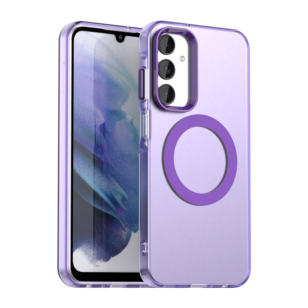 Funda MagSafe para Samsung Galaxy A25 A256, Techsuit, CandyCase, Morado