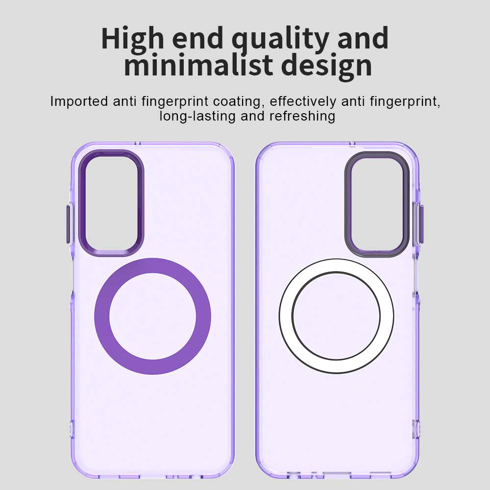 Funda MagSafe para Samsung Galaxy A25 A256, Techsuit, CandyCase, Morado