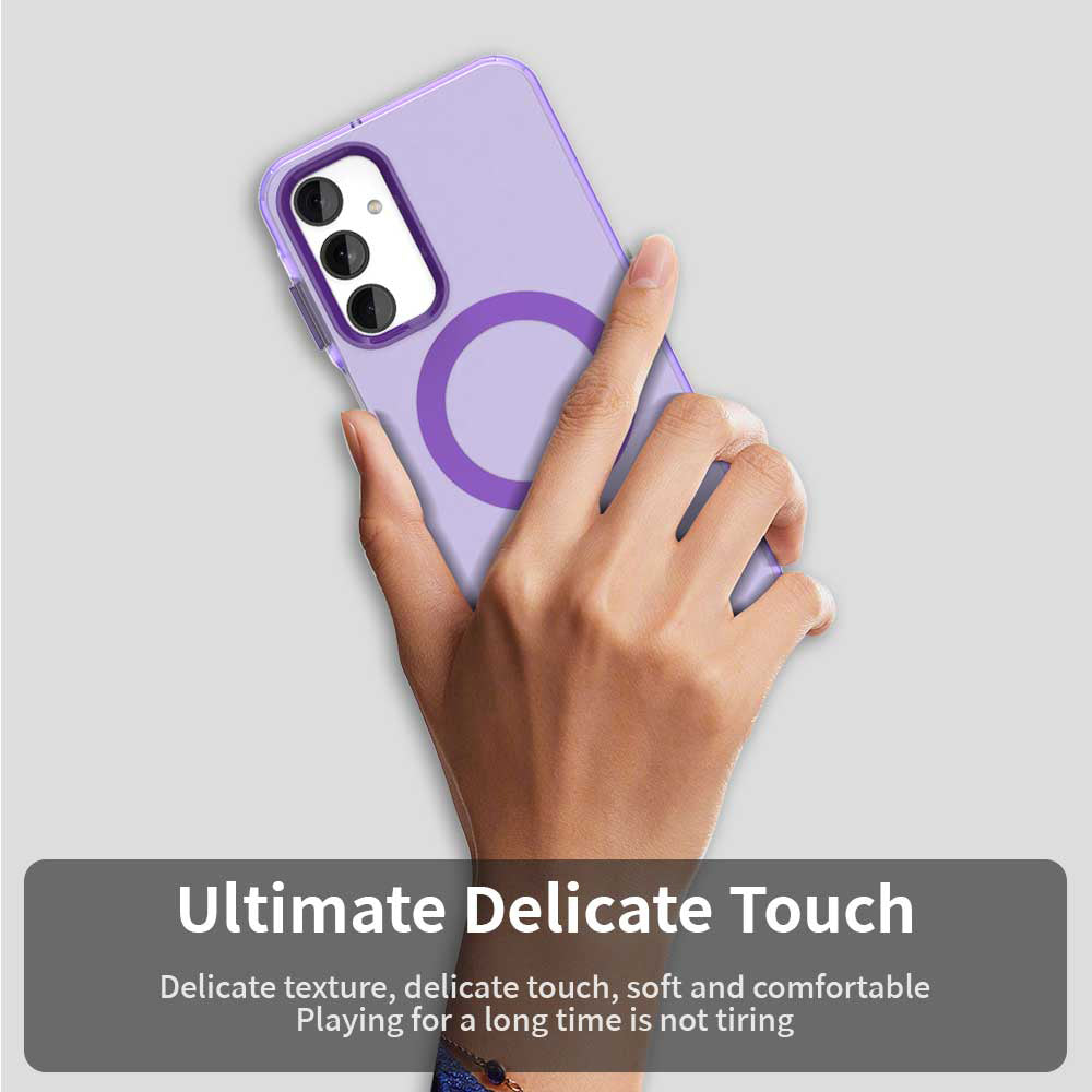 Funda MagSafe para Samsung Galaxy A25 A256, Techsuit, CandyCase, Morado