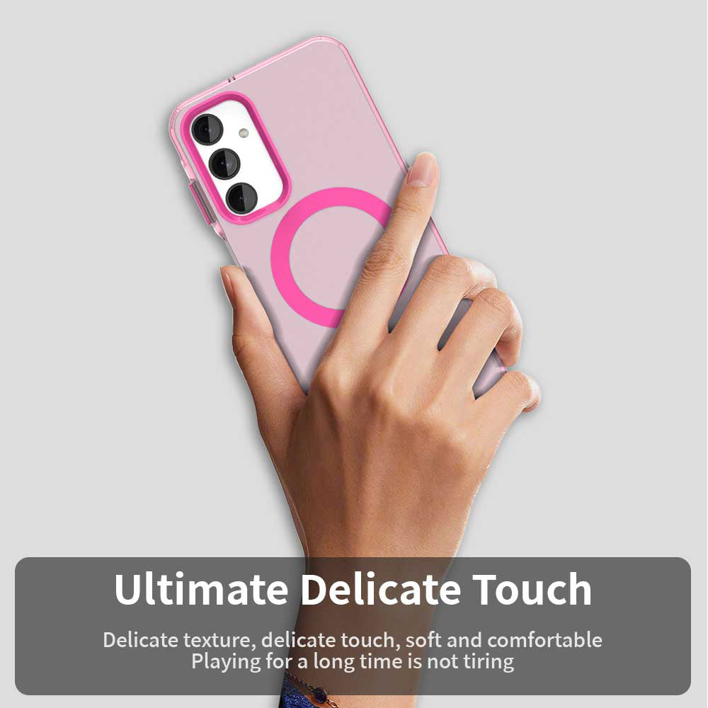 Funda MagSafe para Samsung Galaxy A25 A256, Techsuit, CandyCase, Rosa