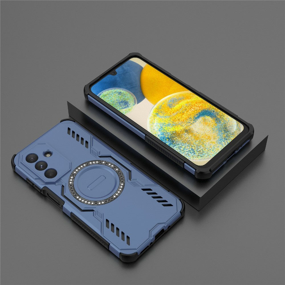 Funda MagSafe para Samsung Galaxy A26 A266, Techsuit, ArmorMag, Azul