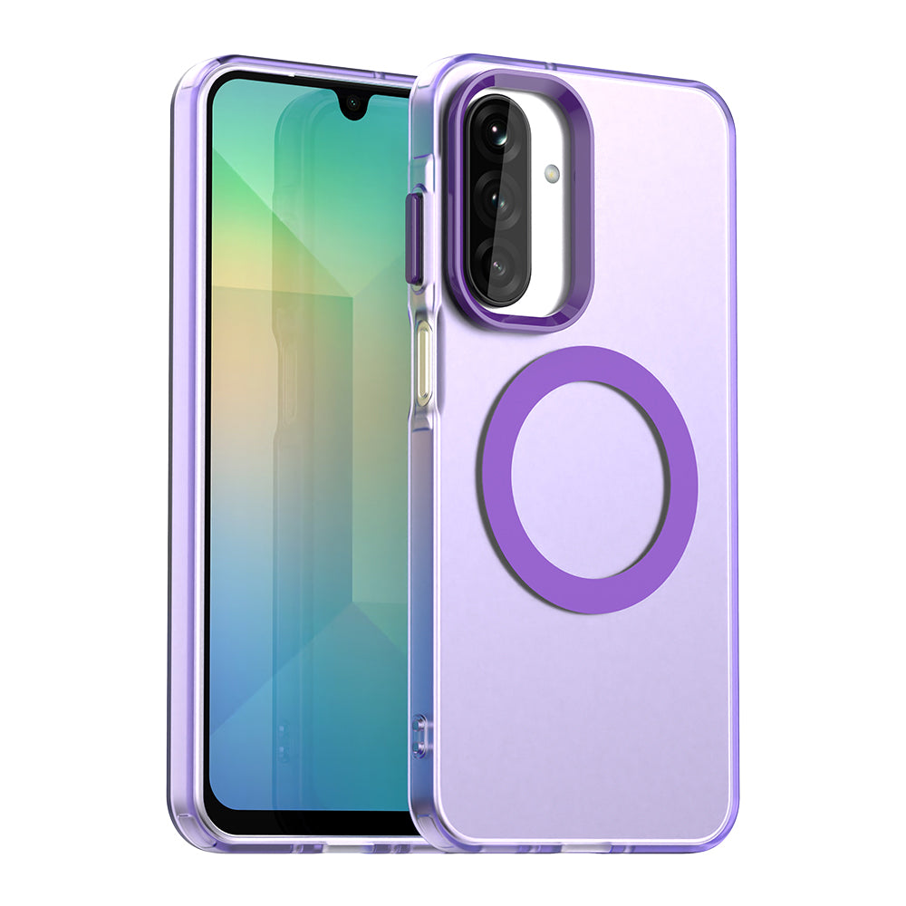 Funda MagSafe para Samsung Galaxy A26 A266, Techsuit, CandyCase, Morado