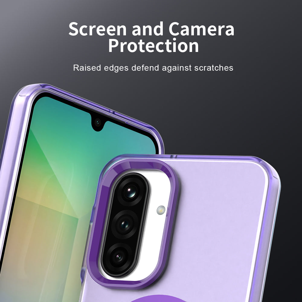 Funda MagSafe para Samsung Galaxy A26 A266, Techsuit, CandyCase, Morado