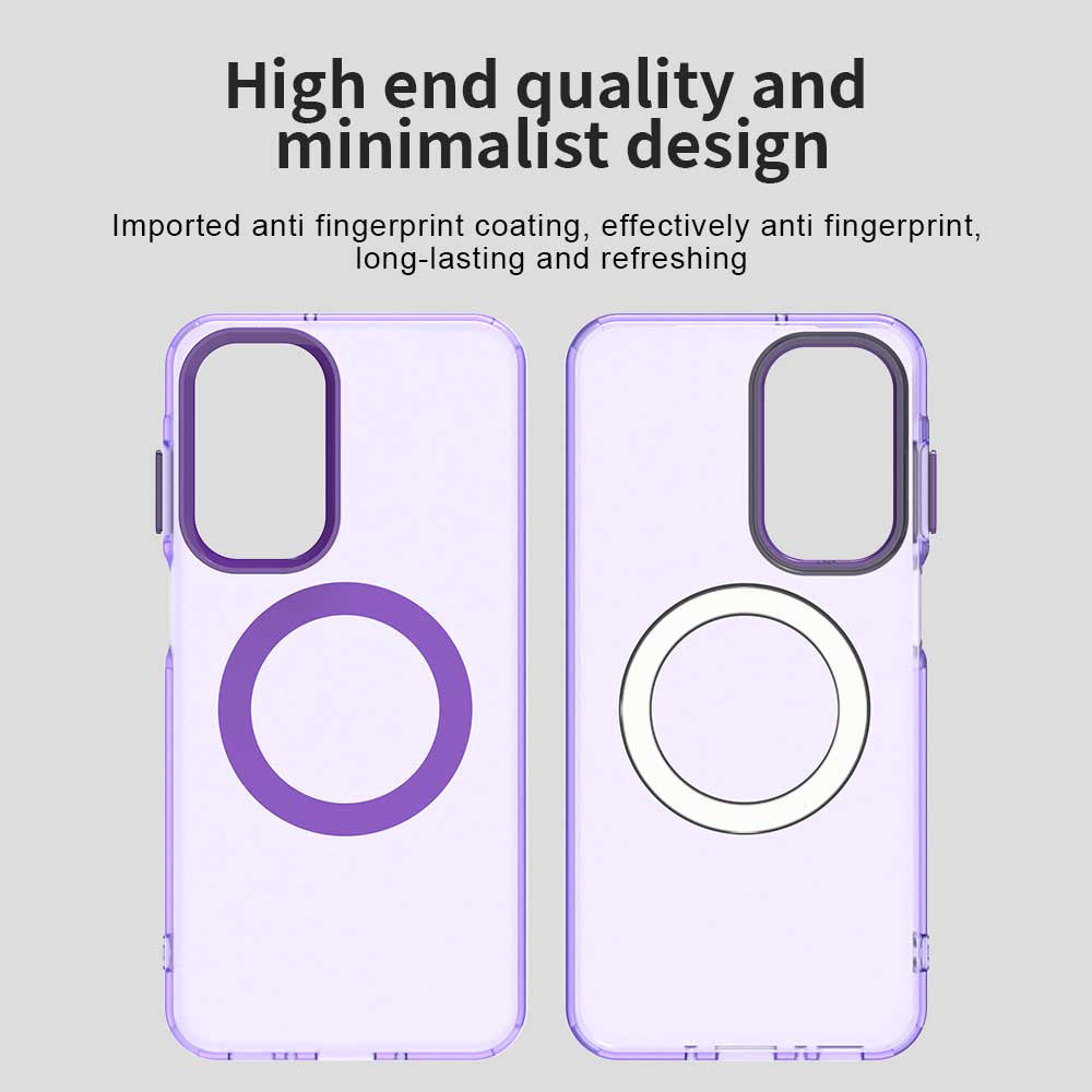 Funda MagSafe para Samsung Galaxy A26 A266, Techsuit, CandyCase, Morado