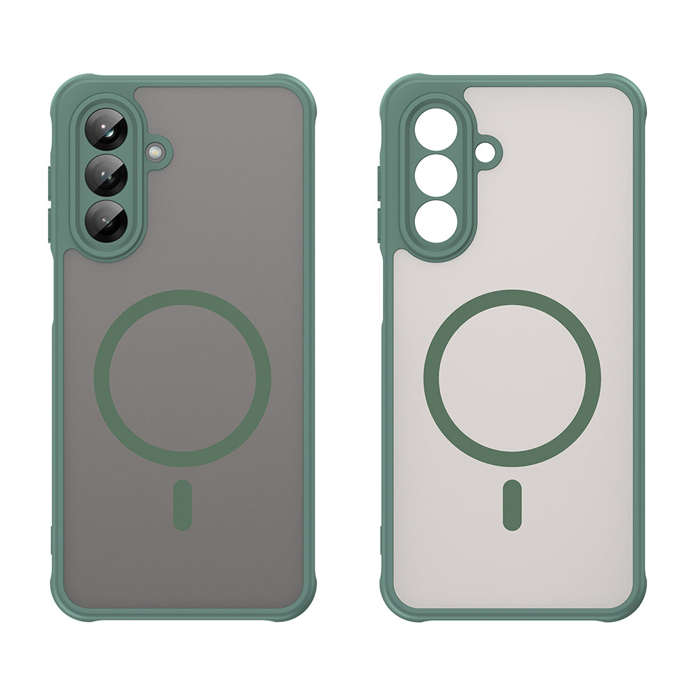 Funda MagSafe para Samsung Galaxy A26 A266, Techsuit, HaloFrost II, Verde