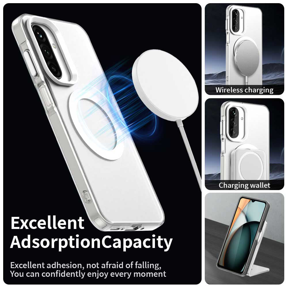 Funda MagSafe para Samsung Galaxy A27 5G, Techsuit, CandyCase, Blanca