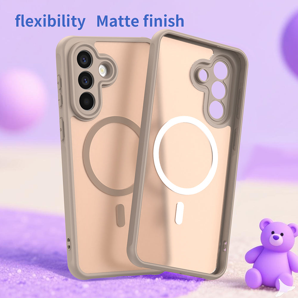 Funda MagSafe para Samsung Galaxy A27 5G, Techsuit, HaloFrost II, Dorada