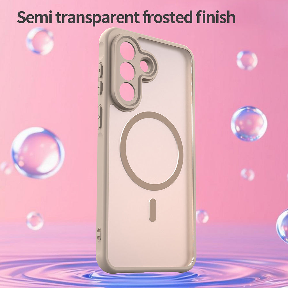 Funda MagSafe para Samsung Galaxy A27 5G, Techsuit, HaloFrost II, Dorada