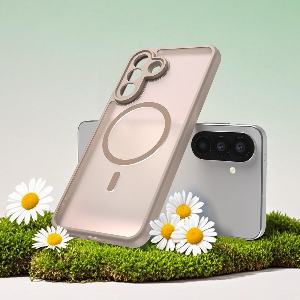 Funda MagSafe para Samsung Galaxy A27 5G, Techsuit, HaloFrost II, Dorada